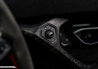 2019 Lamborghini Huracan LP640 Performante Spyder Bianco Monocerus mirror controls