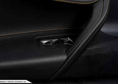 2021 McLaren 720s Performance Coupe passenger carbon trim door handles