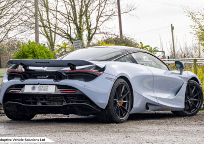 2021 McLaren 720s Performance Coupe off side rear wing up lower