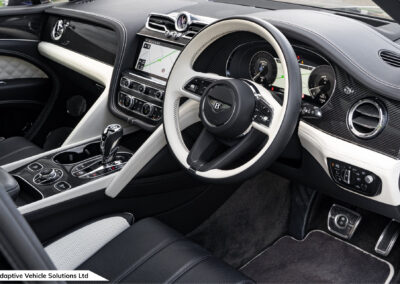 2022 Bentley Bentayga S Black driver side interior low
