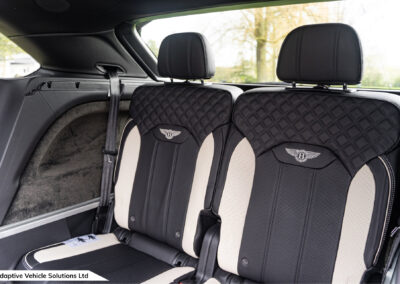 2022 Bentley Bentayga S Black third row seats