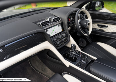 2022 Bentley Bentayga S Black passenger side interior high