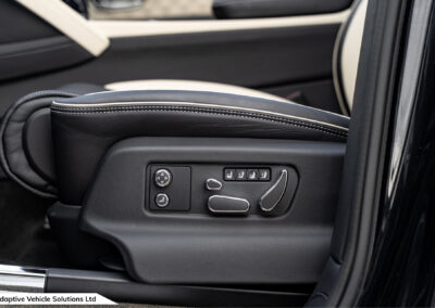 2022 Bentley Bentayga S Black passenger side seat controls
