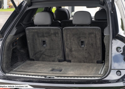 2022 Bentley Bentayga S Black boot seats up