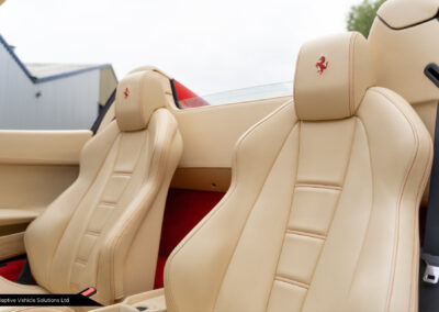 2014 Ferrari 458 Spider Rosso Corsa Crema crema leather seats