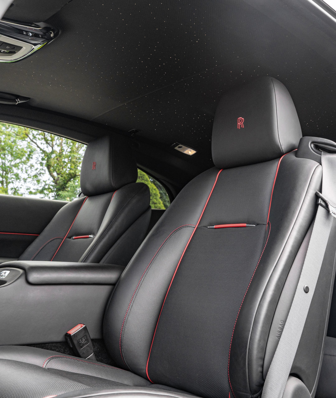 2018 Rolls Royce Wraith Black Badge Coupe seat portrait