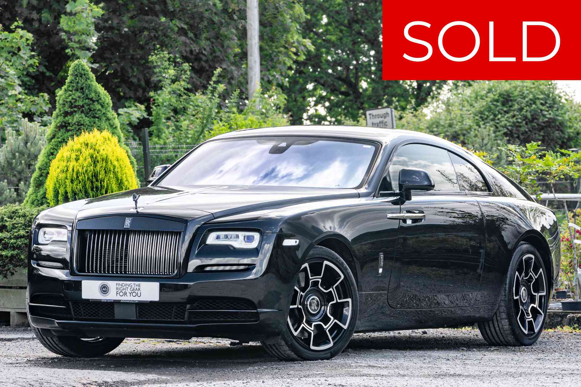 2018 Rolls Royce Wraith Black Badge Coupe near side front sold