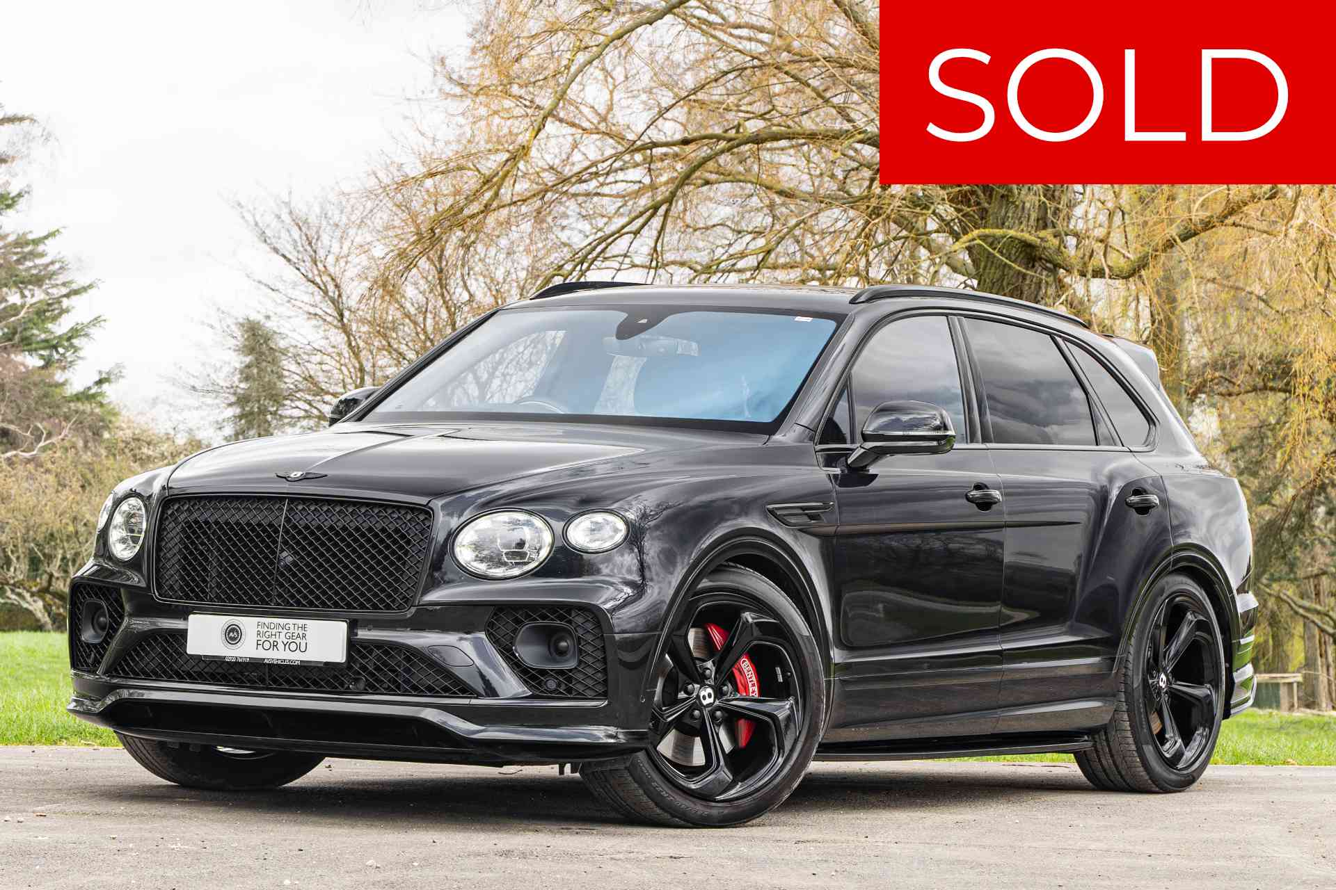 2022 Bentley Bentayga S Black near side front sold