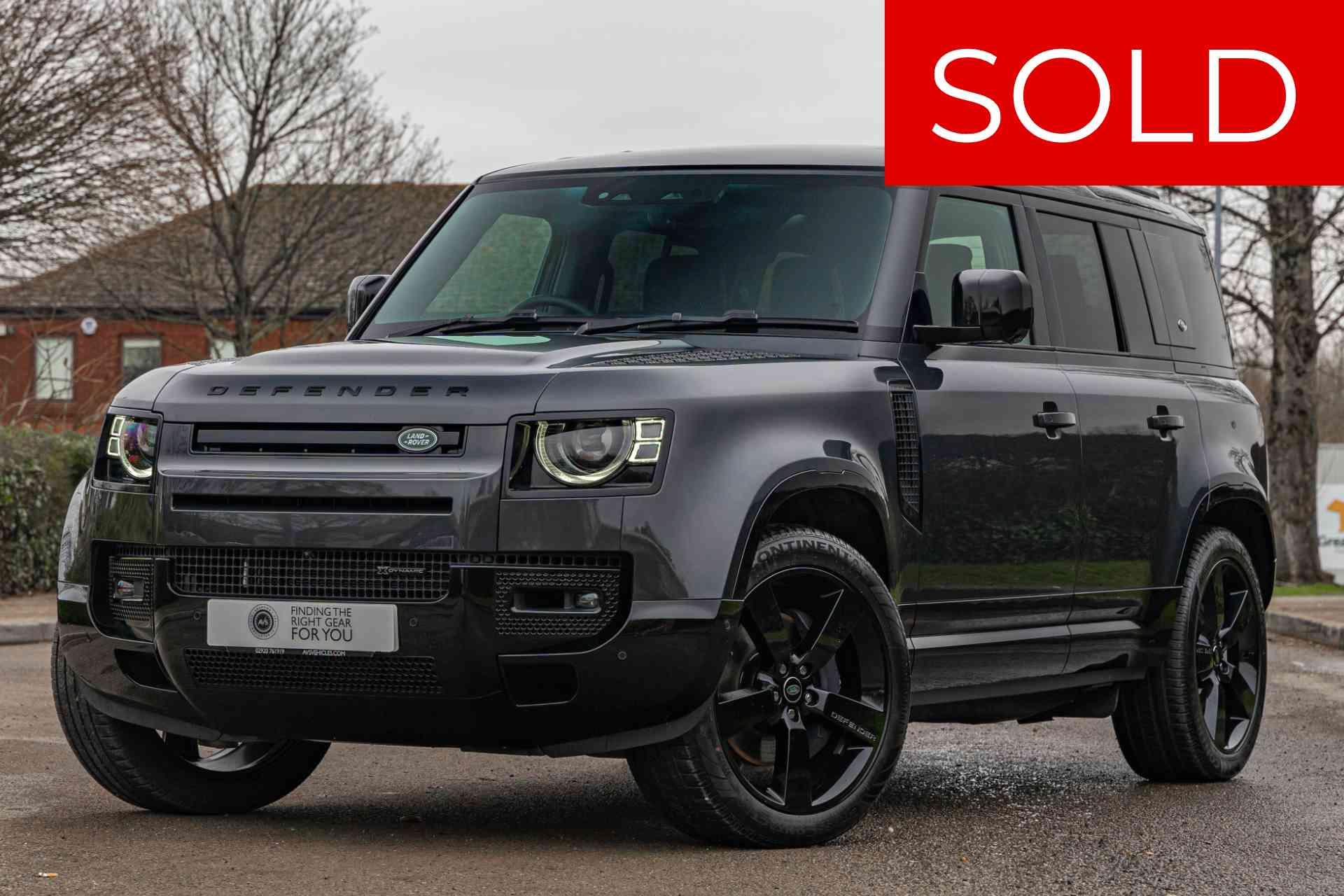 2022 Carpathian Grey Land Rover Defender D300 X-Dynamic HSE near side front view YouTube