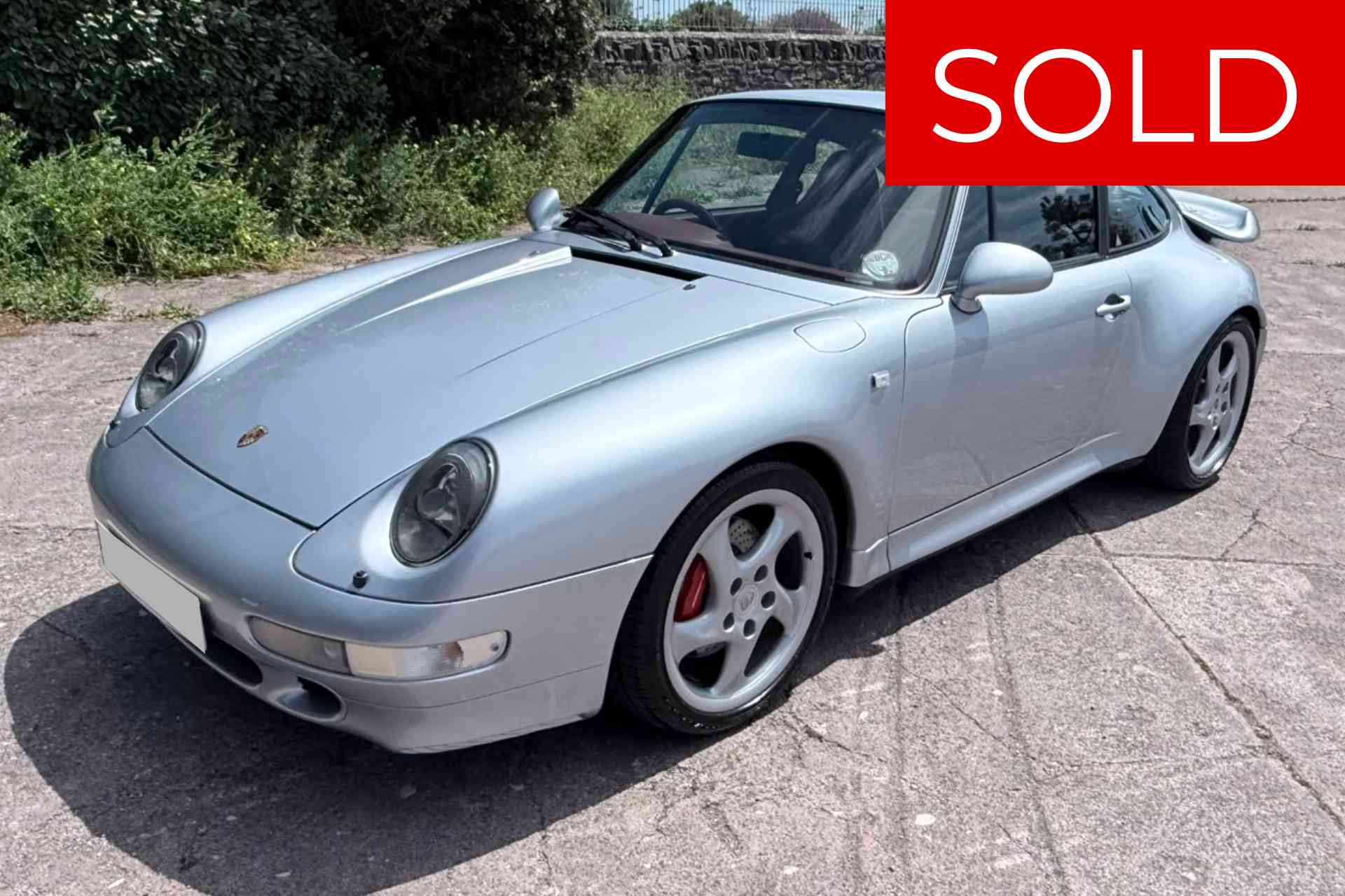 1995 Porsche 911 993 Carrera 4S Silver near side front sold